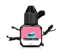 Colle Extension Cils 5ml 1-2 Sec Temps de Séchage 6-7 Semaines Rétention Super Hold la Meilleure Colle Imperméable pour Les Extensions de Cils(Noir) (1)