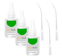 Colle Extra Forte,50g Super Glue,Super Glue Universelle,Colle Liquide Super Glue,Colle Transparente,Glue Extra Forte,pour Bricolage Diverses Restaurations, des bijoux, du bois, etc (3pcs)