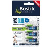 Colle Fix & Glue gel - transparent - 3x1g
