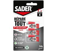 Colle Fix glue liquide - répare tout - 1 g - Lot de 3