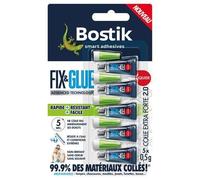 Colle Fix & Glue liquide - transparent - 5x0.5g