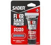 Colle fixation extra fort invisible fixer sans percer 100% matériaux tube 50Gr SADER