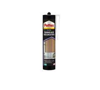 Pattex Colle Fixation Panneaux Décoratifs (cartouche 470 g) - fixation multi-matériaux, résistante ultra forte