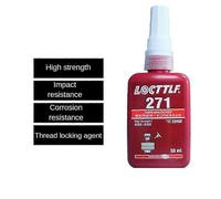 Colle frein-filet bleu Loctite 243/242/263/271/222 pour fixation rapide des boulons et vis, 50 ml