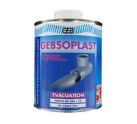 Colle - GEB - GEBSOPLAST GEL - 1L - Transparent - Raccords PVC évacuation