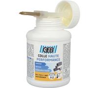 GEB Colle haute performance 250 ml polyvalente pour assemblage de canalisations en PVC - Pour réseau avec pression d'eau froide/chaude sanitaire et réseau d'évacuation des eaux usées
