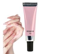 Colle gel pour ongles, colle à ongles solide, 30 g, colle à ongles transparente - Colle à ongles en gel souple super puissante, colle à ongles acrylique durable, colle à ongles à presser pour