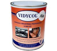 Colle haute température pour ciel de toit voiture - Colle de contact tapisserie automobile - Bidon 1 L (1 Litre)