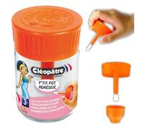 Colle hypoallergénique avec pinceau intégré - CLEOPATRE - P'tit pot - Transparent - 50 g
