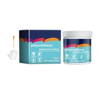 Colle imperméable - Colle pour maison et extérieur | Revêtement en polyuréthane | Scellant invisible super fort | Revêtement anti-fuite avec pinceau et gants pour salle de bain, plafond, mur