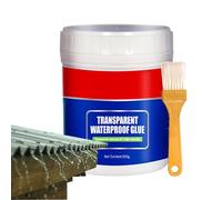 Colle imperméable transparente, agent de réparation imperméable, Revêtement d'agent transparent, Adhésif réparateur transparent anti-fuite pour rebord de fenêtre, toit, mur