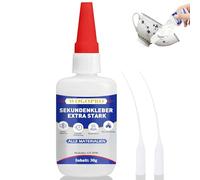 Colle instantanée, 30 g, extra forte, super adhésive, imperméable, résistante à la chaleur, avec fermeture à aiguille contre le dessèchement, pour plastique, verre, métal, bois
