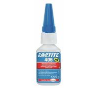 Colle instantanée - LOCTITE - 406 - Prise rapide - Faible viscosité - Plastiques et élastomères