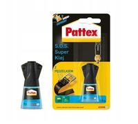 Colle instantanée - PATTEX - SOS Super Glue Standard 1g - cyanoacrylate - séchage rapide - applicateur précis