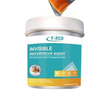 Colle invisible imperméable à l'eau - Mastic d'étanchéité étanche invisible - 100 g - Liquide adhésif transparent - Mastic de revêtement