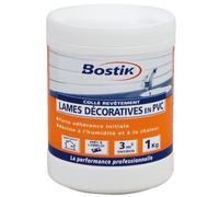 Colle Lame Décorative PVC - Bostik - 1 Kg - Sans solvant - Ajustement 10 mn - Prise rapide