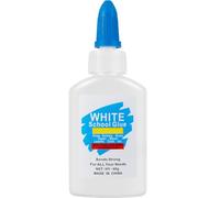 Colle latex blanche 40 ml - Colle à séchage rapide - Colle à main - Carton lavable - Colle à bois soluble dans l'eau - Colle blanche pour école, bureau, maison, bricolage BOBASH
