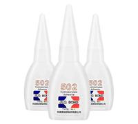Colle liquide a sechage rapide 502 Super Glue, cyanoacrylate, pour cuir, caoutchouc, bois, metal