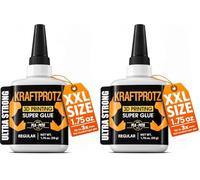Colle liquide impression 3D extra forte 50 g - super glue XXL pour PLA, ABS, PETG, TPU & plus - fluide, transparente & résistante à l’eau/chaleur - aiguille anti-séchage - réparations précises
