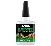 Colle liquide plantes aquarium 50 g - ARKA Plantscaper - colle aquascaping extra fluide à effet capillaire - pour mousse, racines & décorations - dosage ultra précis & sans danger - aquariums plantés