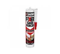 Colle mastic multi-travaux Fixer Sans Percer blanc SADER