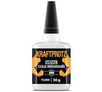 Colle Métal Fluide 50 g - Super Glue Aluminium Acier Cuivre Fer