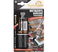 Colle méthacrylate - Technicqll - 2x3 ml - Incolore - Résistance -50°C à 130°C - Durée de conservation 12 mois