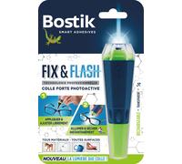 Colle méthoxyéthyl cyanoacrylate FIX & FLASH avec applicateur Bostik - Poids 5 g
