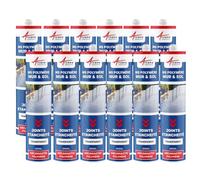 Colle ms, polymère, mastic d'étanchéité - 290 ml x 12 Transparent - ARCANE INDUSTRIES