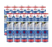 Colle ms, polymère, mastic d'étanchéité - 290 ml x 12 Transparent - ARCANE INDUSTRIES