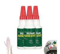 Colle Multi-usages Pour Pare-chocs De Voiture, 20 Ml (3PC) | Colle De RéParation De Pare-Chocs De Voiture à Prise Rapide Et Forte, RéSistante Aux IntempéRies Et à L'Eau, Pour Carrosserie