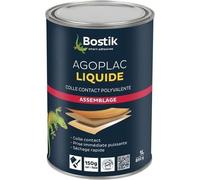 Colle néoprène Agoplac Liquide BOSTIK - tenue thermique 80° - fût 5L - 30604660