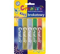 Colle pailletée ASTRA Creativo - Lot de 5 pièces pour toutes les occasions Donnez vie à vos projets d'art et d'artisanat avec un effet pailleté