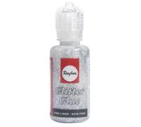 Colle paillettee holographique, flacon 20 ml, argent brillant