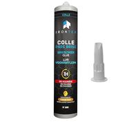 Colle Pare-Brise & Carrosserie Noir 290ML - IRONTEK | IT300 | MS Polymère Mastic | Séchage rapide1H, homologuée Crash Test, sans solvant, sans Primaire | Haute adhérence, Multi-Supports, résistant UV