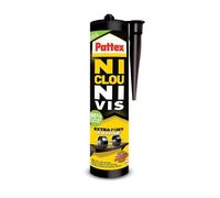 Pattex Colle de fixation Ni Clou Ni Vis – Extra forte, séchage rapide – 380 g Blanc