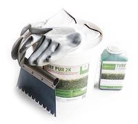 Colle pelouse synthétique kit 5 kg gazon artificiel tapis de jardin à deux composants