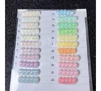Colle perlée polarisée de rêve 70g, gelée Semi transparente, colle cristal faite à la main, étui de téléphone portable, épingle à cheveux, accessoires de bijoux 17 color 70g set