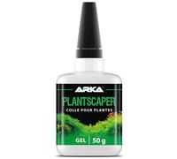 Colle plantes aquarium gel 50 g - ARKA Plantscaper - colle aquascaping pour mousse, racines & décorations - application propre, sans coulure - sans danger pour crevettes, poissons & plantes
