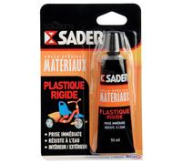 Colle plastique rigide Sader - Tube aluminium 55 ml