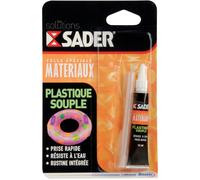Colle plastique souple Sader