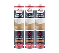 Colle plinthe, bois et carrelage, pose facile Terre Cuite 290 ml x 3 - ARCANE INDUSTRIES