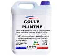 Colle Plinthe - Codeve Bois - 5L - Intérieur - Pour L'assemblage De Vos Plinthes En Chêne, Pin, Hêtre, Merisier, Stratifié Ou Mdf.