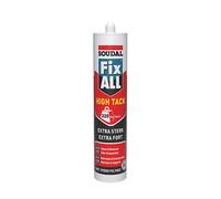 Colle polymère hybride Fix ALL "High Tack" Gris 290ml SOUDAL