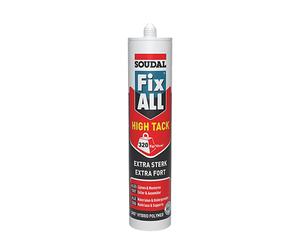 Colle polymère hybride SMX Fix All High Tack Blanc 290ml SOUDAL