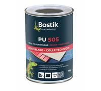 Colle polyuréthane bicomposant PU 505 - polyvalente - 1kg BOSTIK