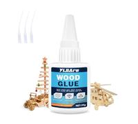 Colle pour Bois 35g, Colle Super Instantanée pour Travail du Bois, Anti-Jaunissement, Convient pour l'ébénisterie, les meubles d'intérieur et d'extérieur, l'artisanat, les panneaux muraux, les armoire