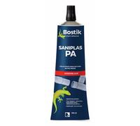 Bostik Colle Tuyaux PVC Saniplas PA, Tous réseaux, Eau Potable, Pinceau Inclus dans le Bouchon, Boite Plastique 250ml