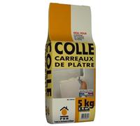 Colle pour Carreaux de Plâtre 5kg - Haute Adhésion Professionnelle - Compatible Tous Types de Carreaux et Surfaces - Usage Intérieur