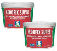 Colle pour Carrelage Haute Performance Kedofix Semin, Prêt à l'emploi, Intérieur/extérieur, seau de 20 kg, Lot de 2